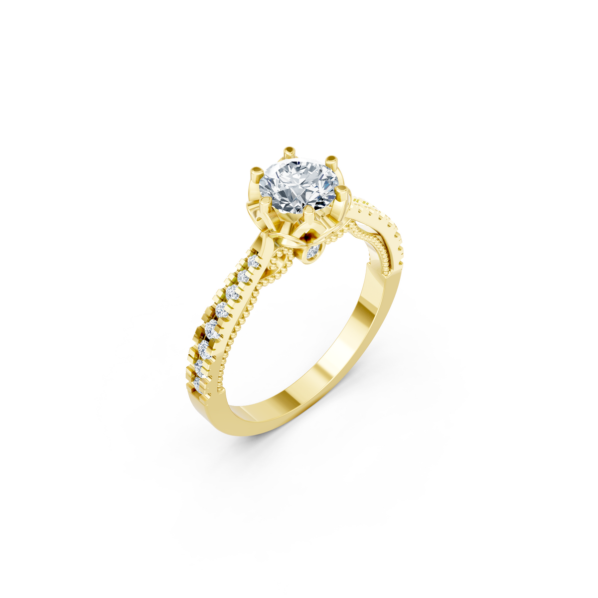 LH-738 — digital ring design render, view 1