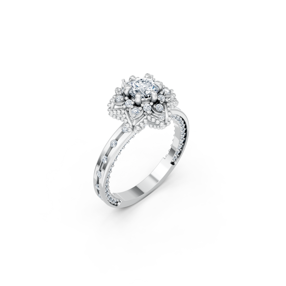 LH-741 — digital ring design render, view 1