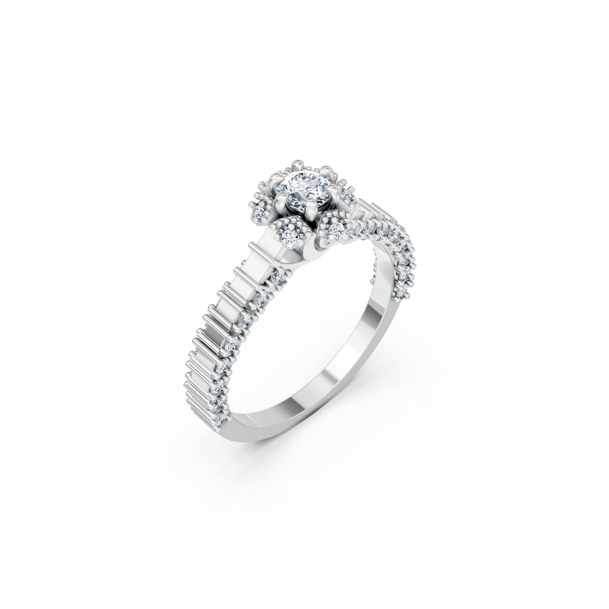 LH-742 — digital ring design render, view 1