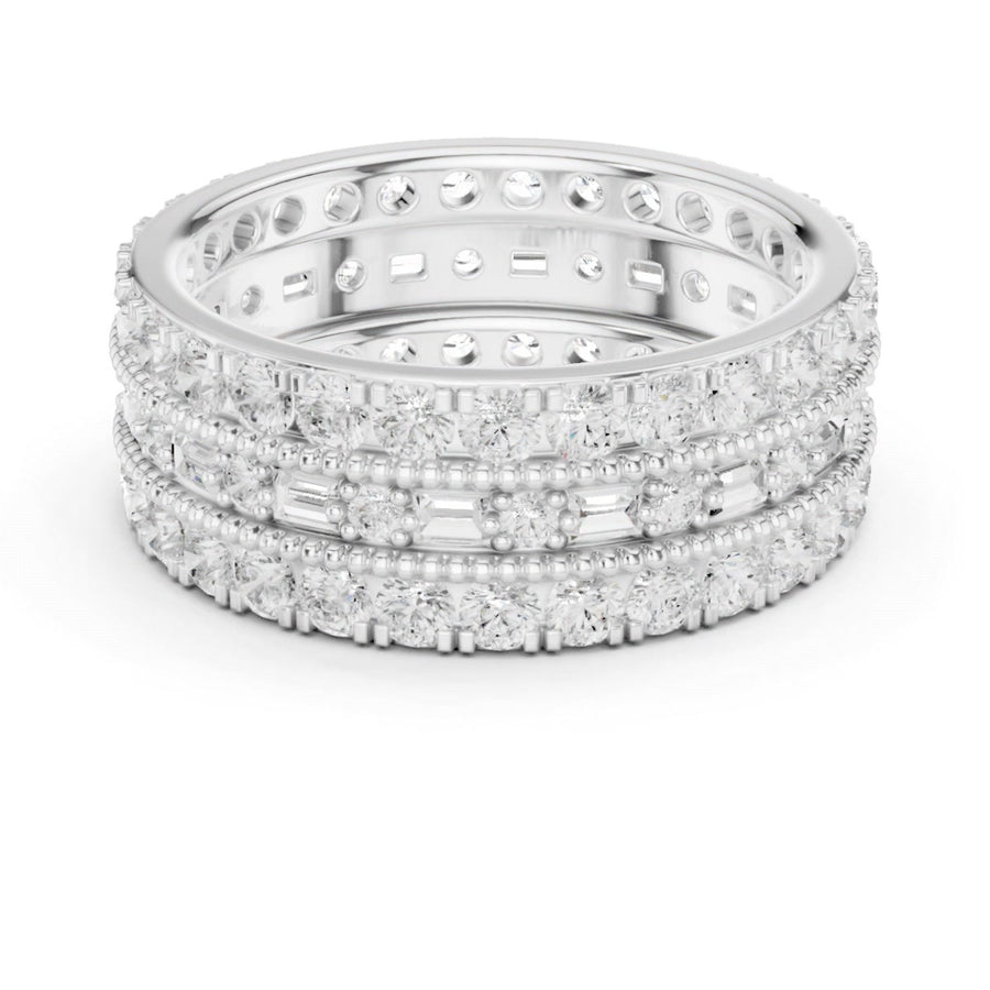 Broad Multi-Row Eternity Band — still from the supplied digital video render