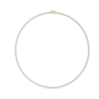 Double-Row Collar Necklace — GNK-0043 — digital design render
