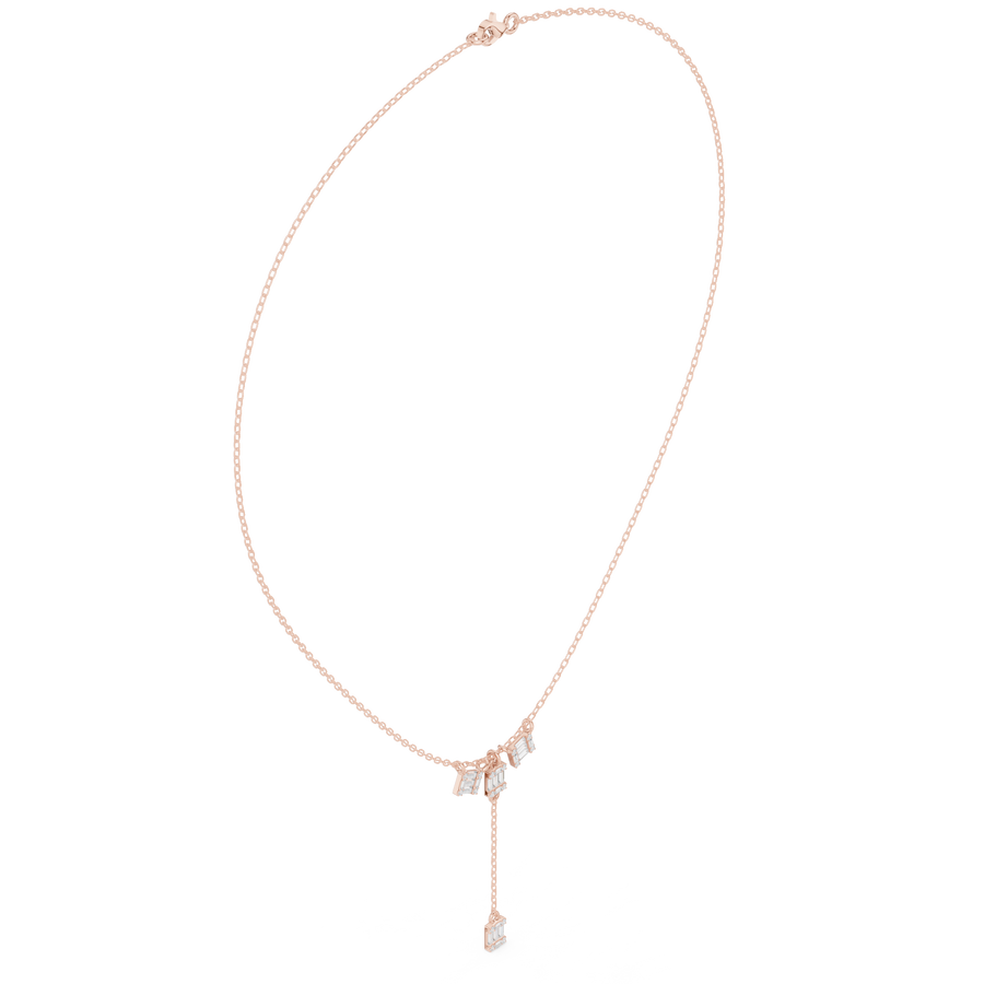Fine Bar-Drop Necklace — SBWN-022 — digital design render