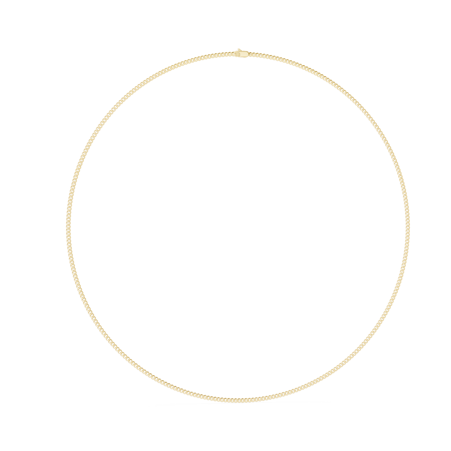 Fine Collar Necklace — GNK-0044 — digital design render