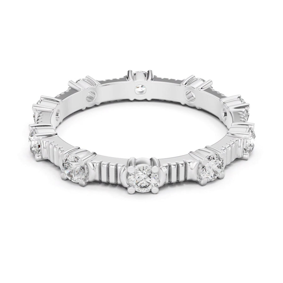 Fluted Round Eternity Band — still from the supplied digital video render