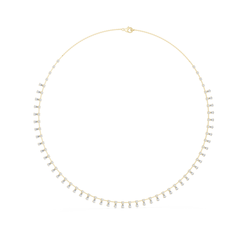 Fringe Necklace — GNK-0052 — digital design render