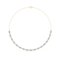 Graduated Tennis Necklace — GNK-0003 — digital design render
