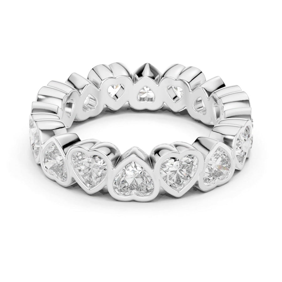 Heart Silhouette Eternity Band — still from the supplied digital video render