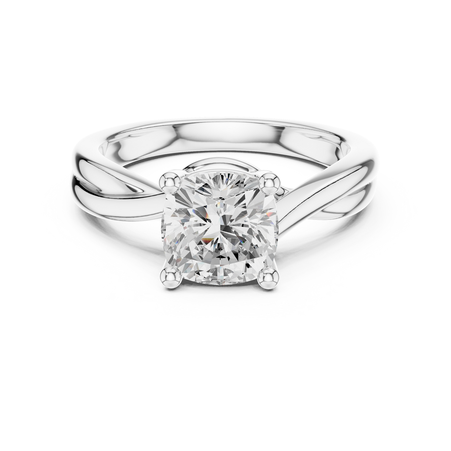 LH-03333 — Cushion-Cut Ring Design — digital design render