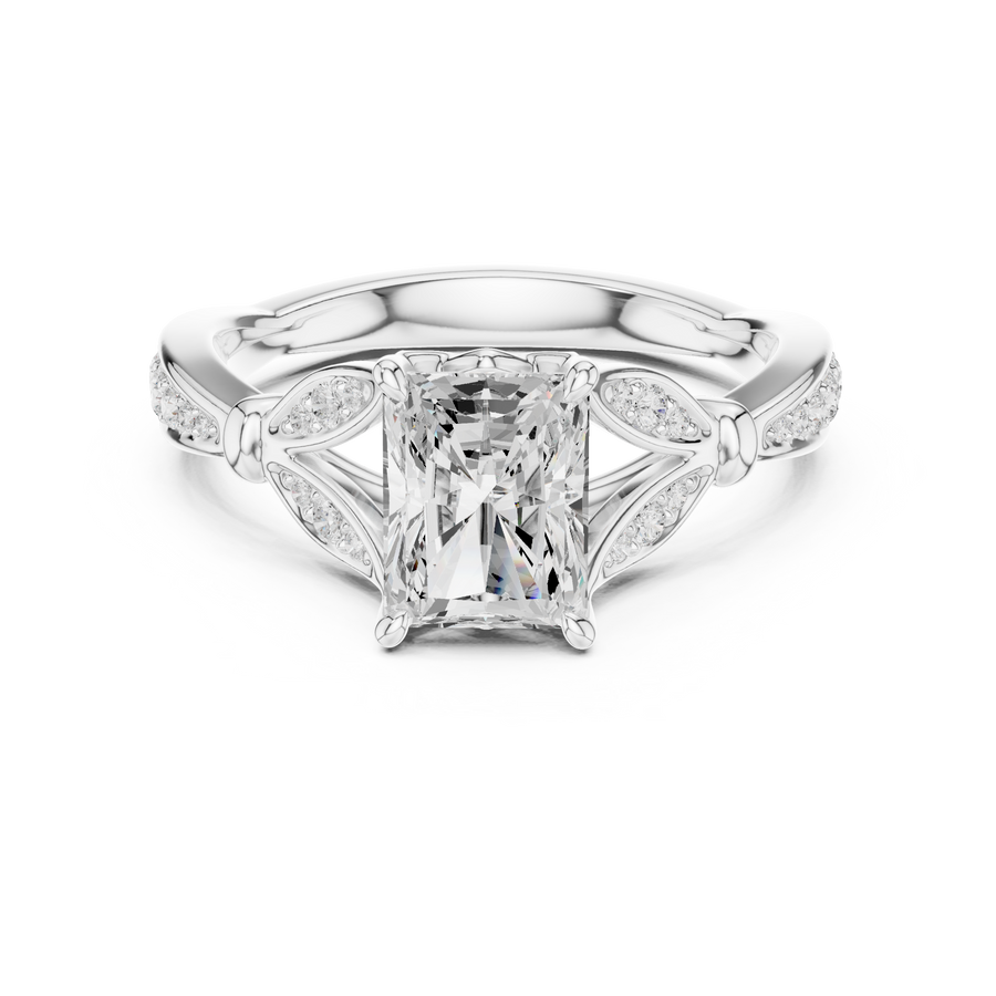 LH-03372 — Radiant-Cut Ring — digital design render