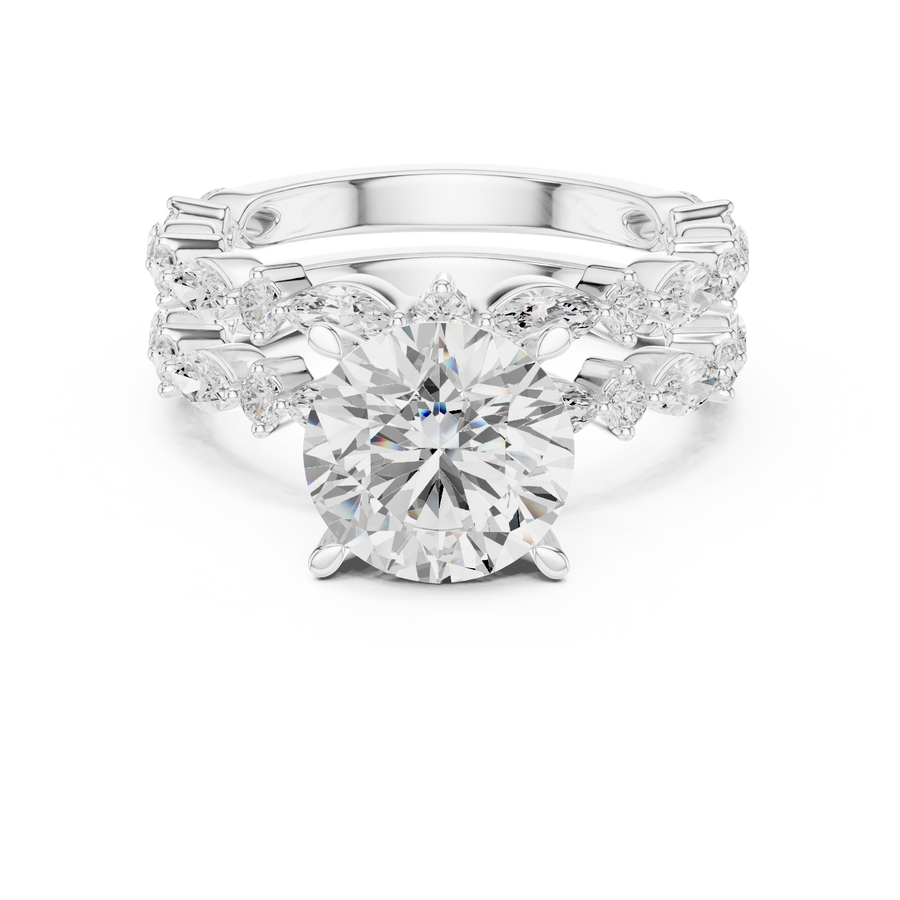 LH-03375 — Round-Cut Ring — digital design render