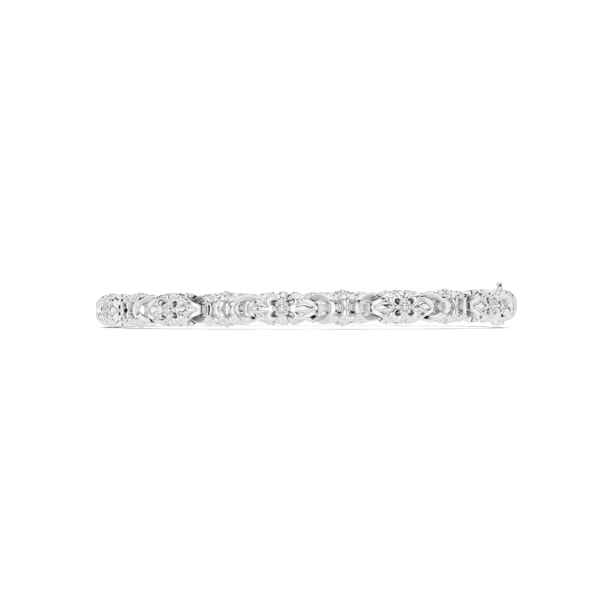 Rounded Link Bracelet — B12-604 — supplied digital design render