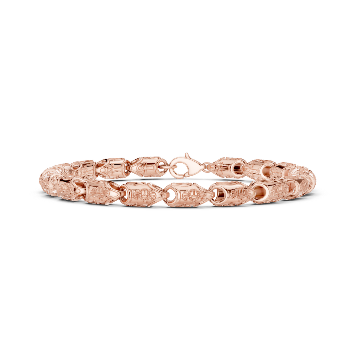 Open Oval Link Bracelet — B12-605 — supplied digital design render