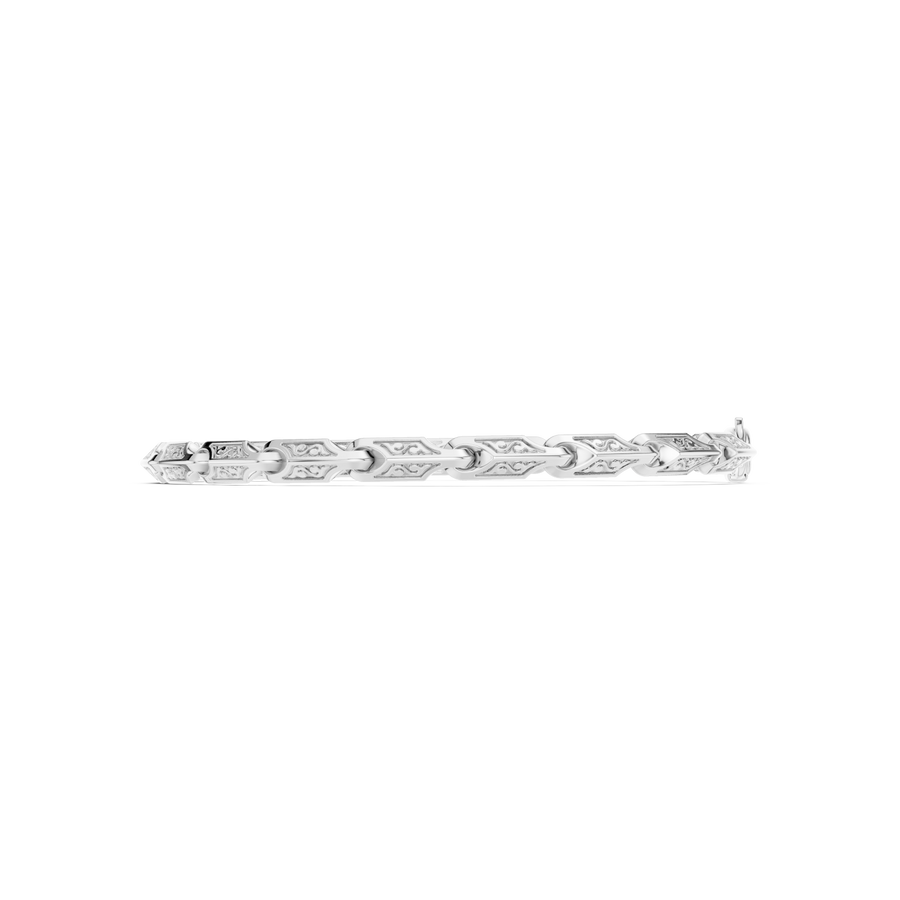 Engraved Arrow Link Bracelet — B12-609 — supplied digital design render