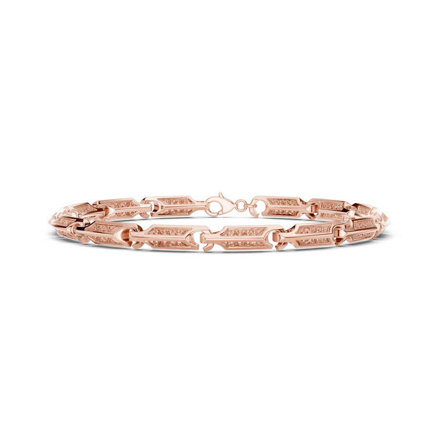 Textured Bar Station Bracelet — B12-614 — supplied digital design render
