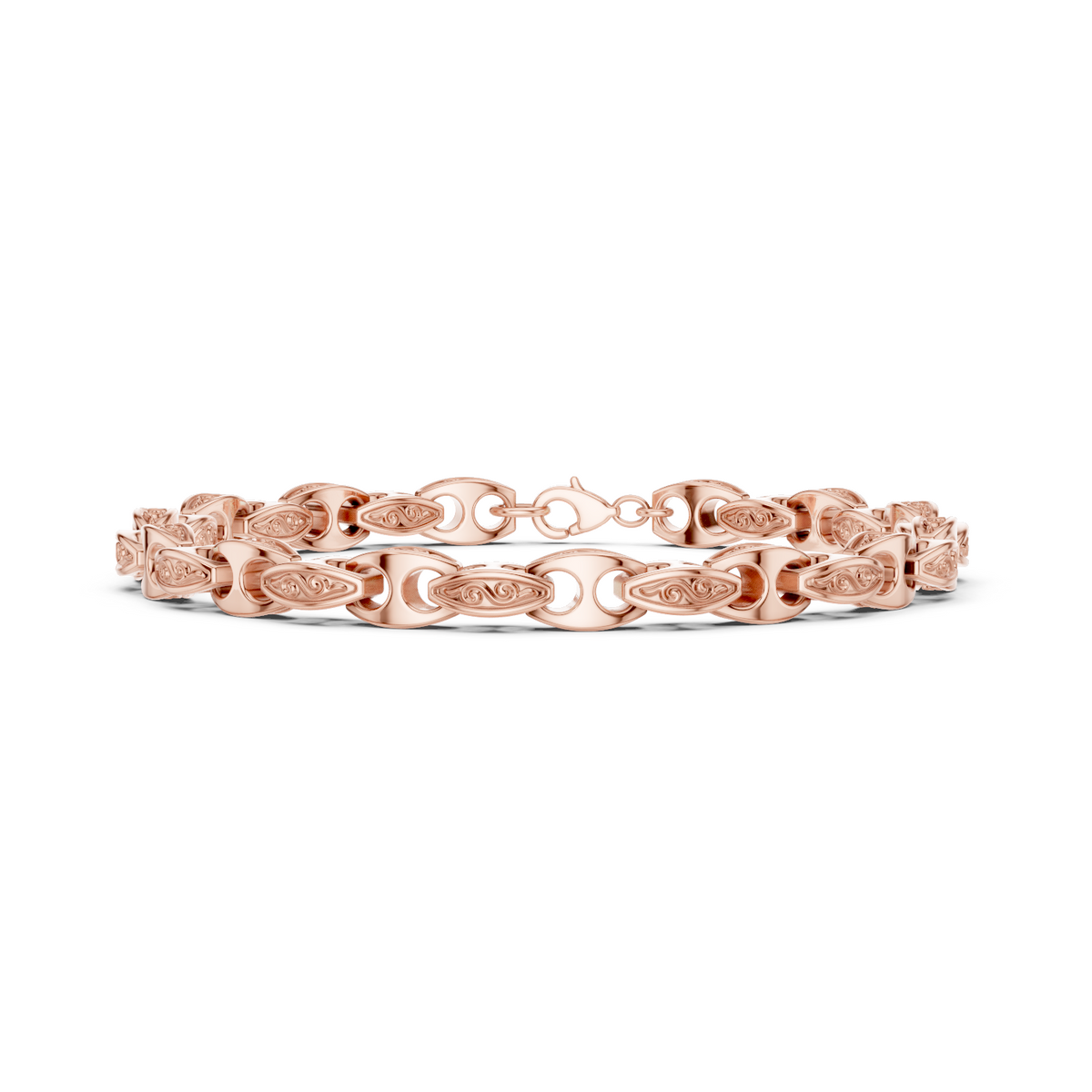 Open Scroll Accent Bracelet — B12-620 — supplied digital design render