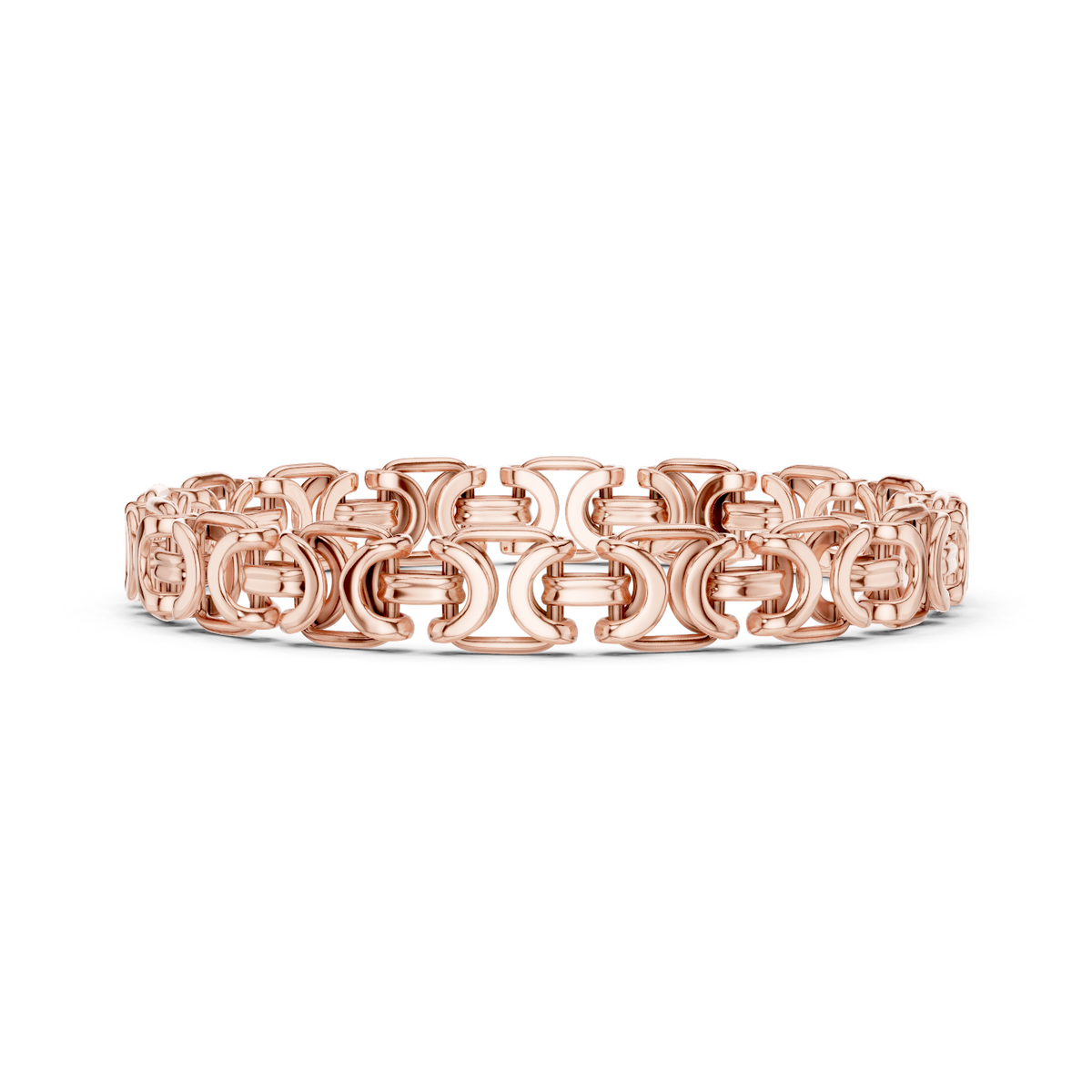 Sculpted Double Link Bracelet — B12-621 — supplied digital design render