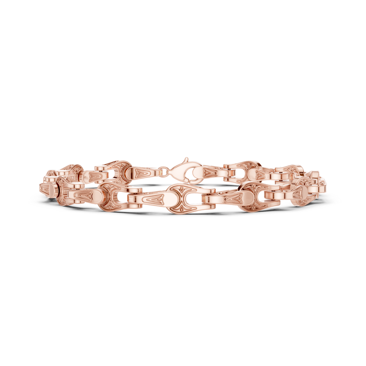 Geometric Open Link Bracelet — B12-624 — supplied digital design render