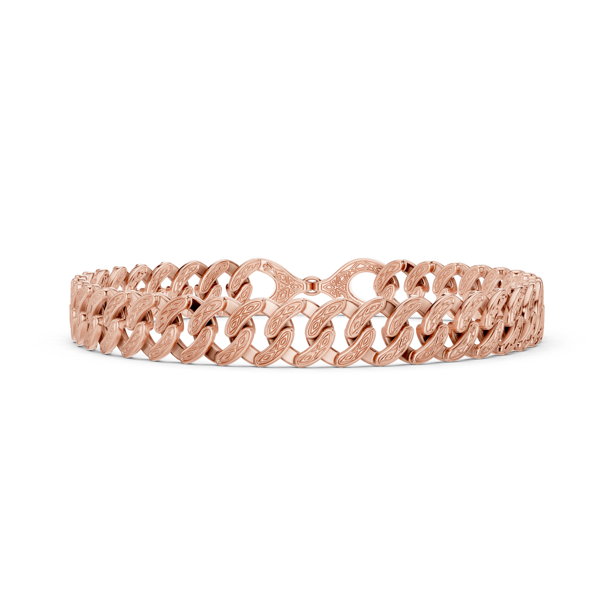 Classic Curb Link Bracelet — B12-626 — supplied digital design render