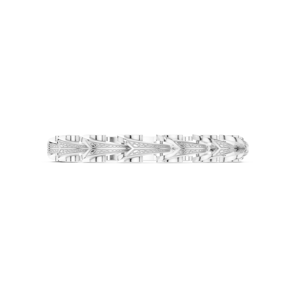 Open Scroll Chain Bracelet — B12-628 — supplied digital design render