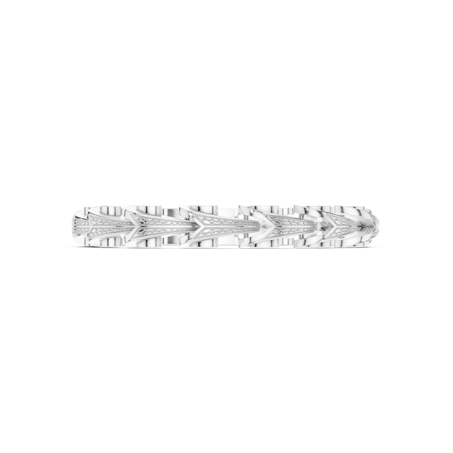 Open Scroll Chain Bracelet — B12-628 — supplied digital design render