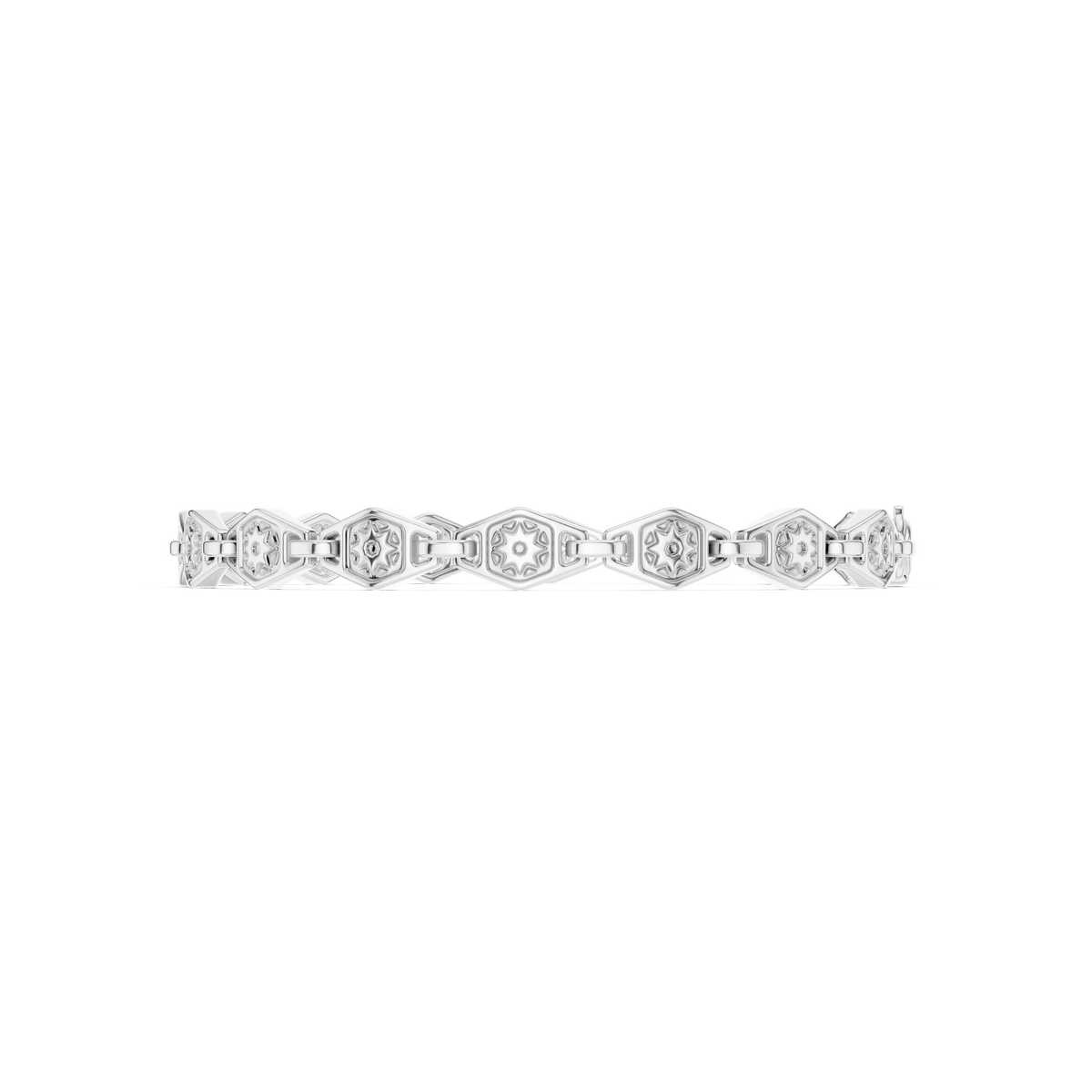 Scroll Accent Chain Bracelet — B12-631 — supplied digital design render
