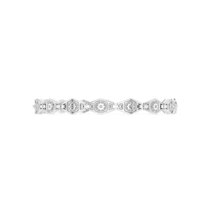 Scroll Accent Chain Bracelet — B12-631 — supplied digital design render