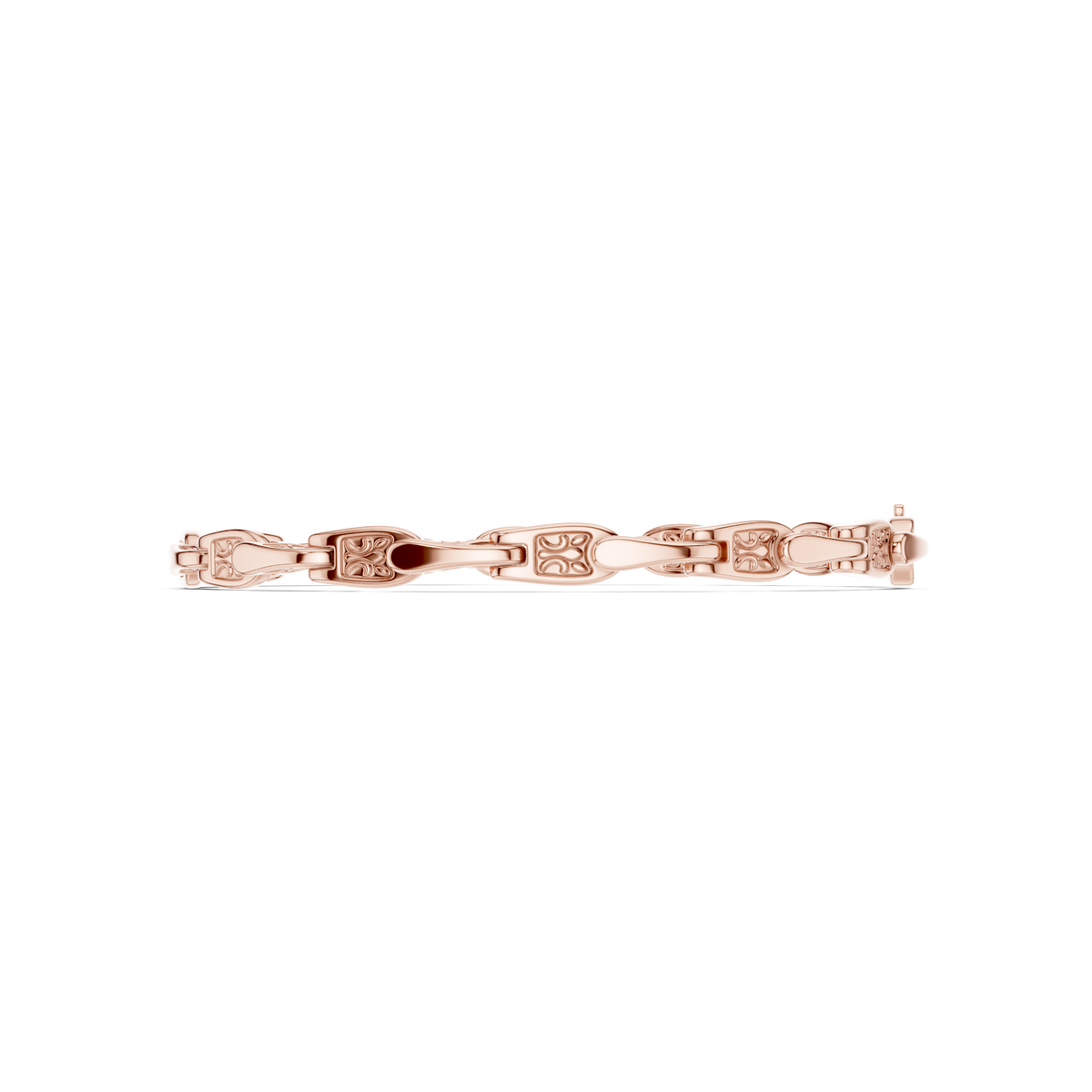 Contoured Link Bracelet — B12-632 — supplied digital design render