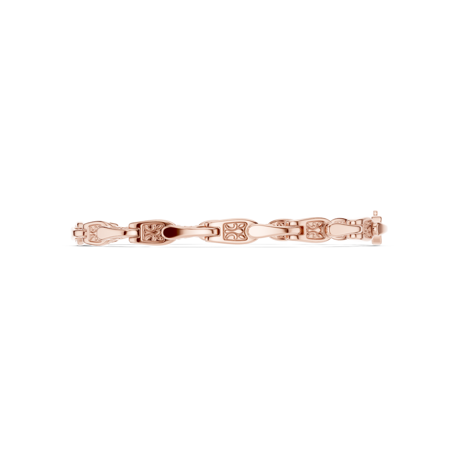 Contoured Link Bracelet — B12-632 — supplied digital design render