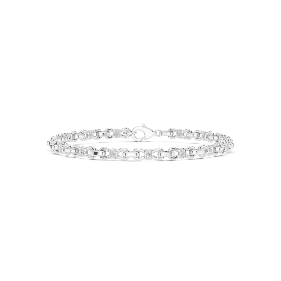 Open Ring Link Bracelet — B12-633 — supplied digital design render