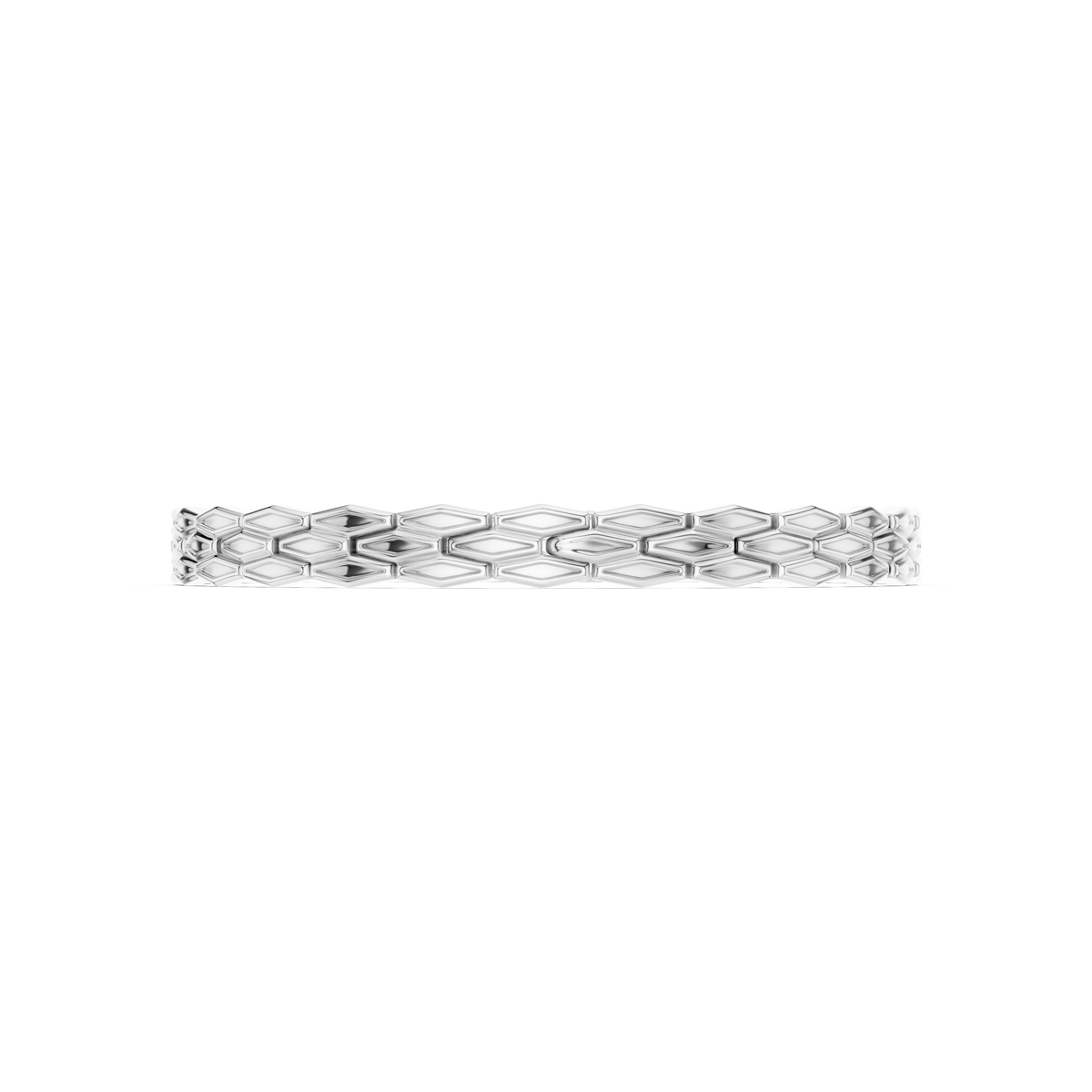 Sculpted Leaf Link Bracelet — B13-637 — supplied digital design render