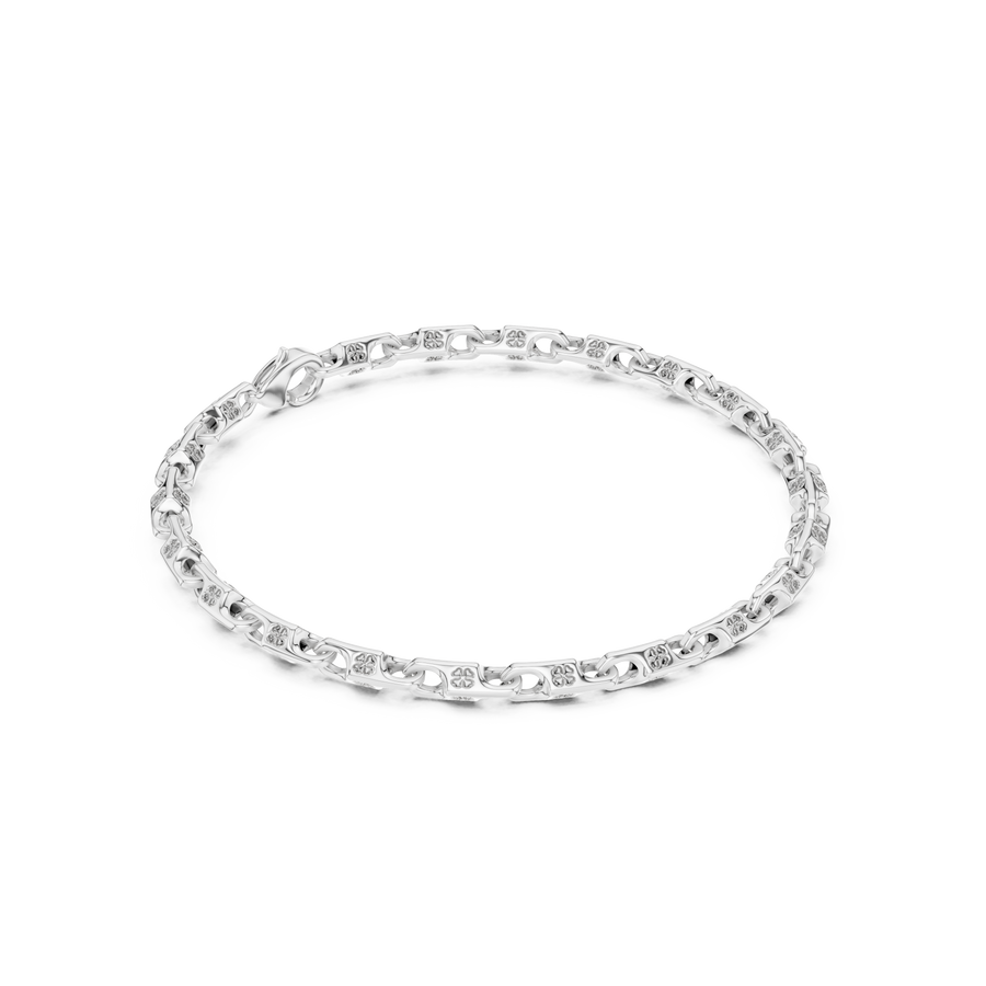 Open Rectangular Link Bracelet — B13-639 — supplied digital design render