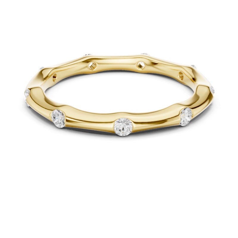Undulating Bezel Band