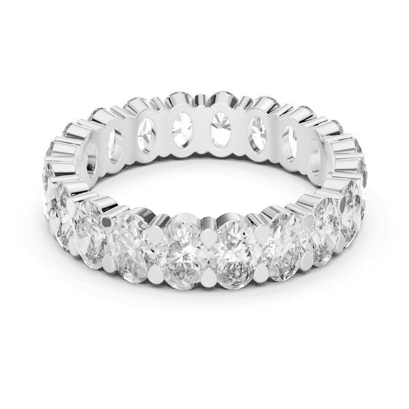 Alternating Oval Eternity Band