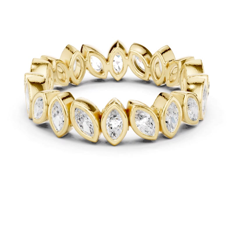 Marquise Bezel-Style Eternity Band