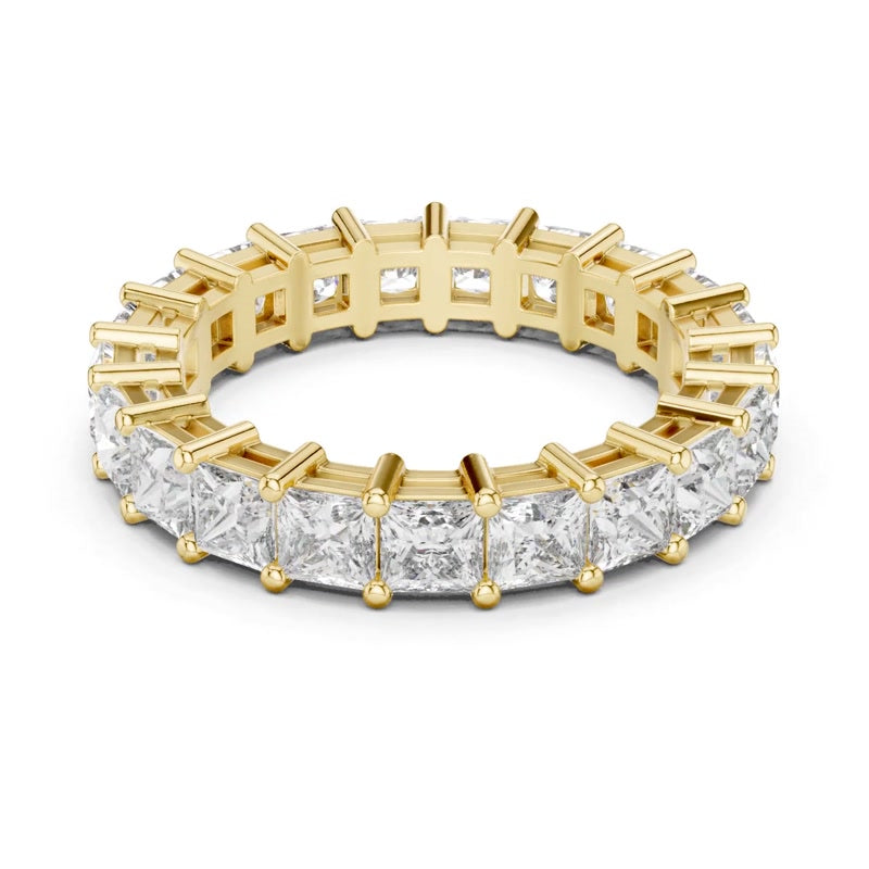Square-Setting Eternity Band