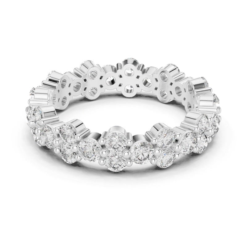 Heart-Setting Eternity Band