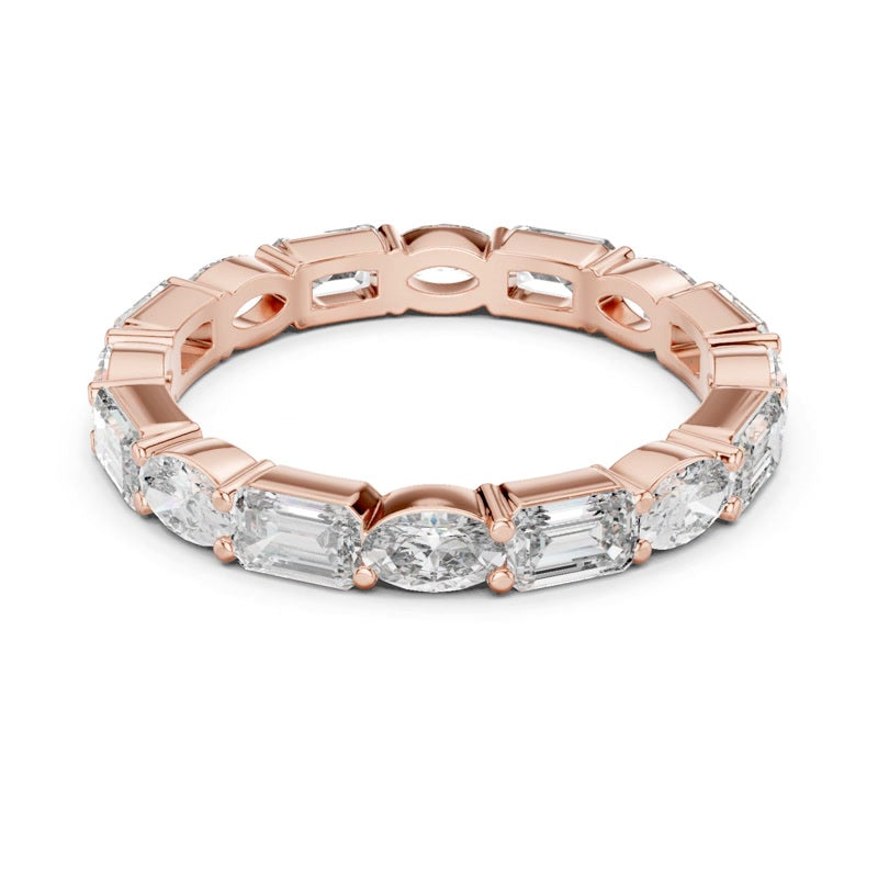 Round and Bar Eternity Band
