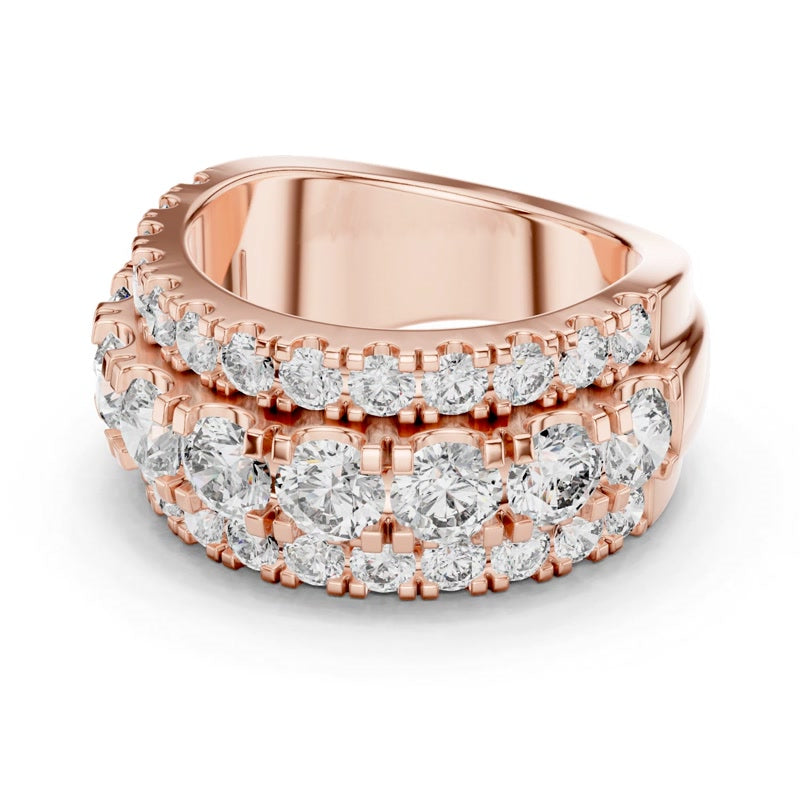 Triple-Row Statement Band