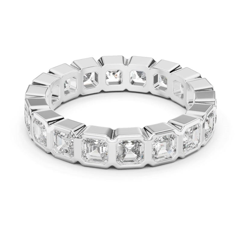 Square Bezel-Style Eternity Band