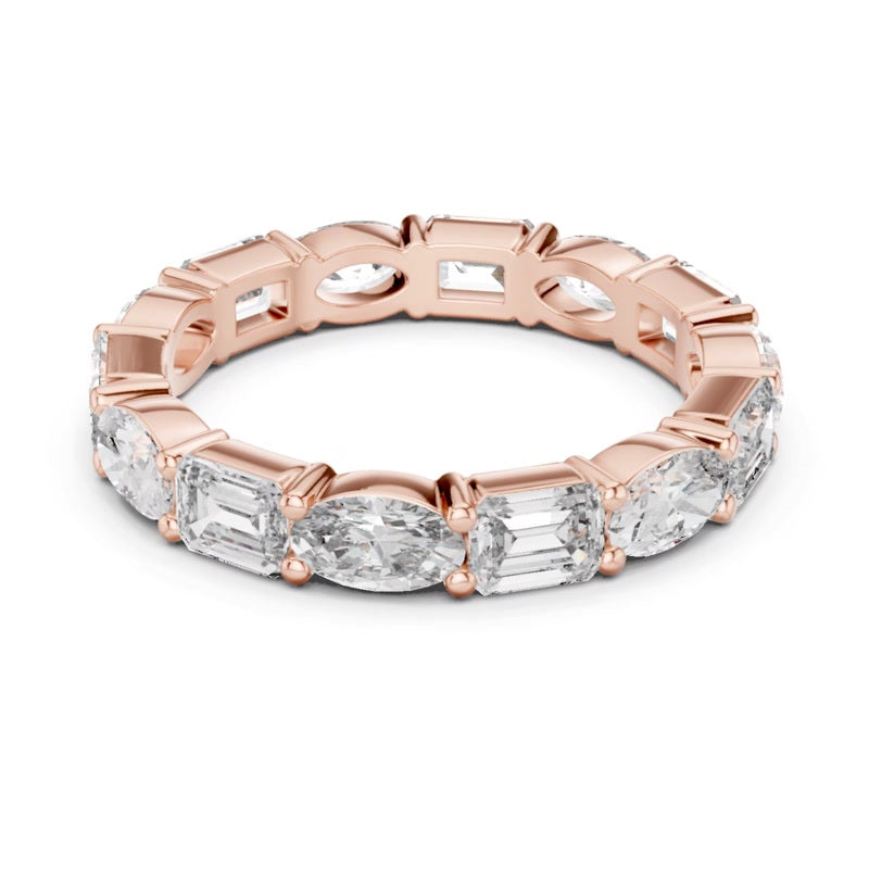 Mixed-Setting Eternity Band