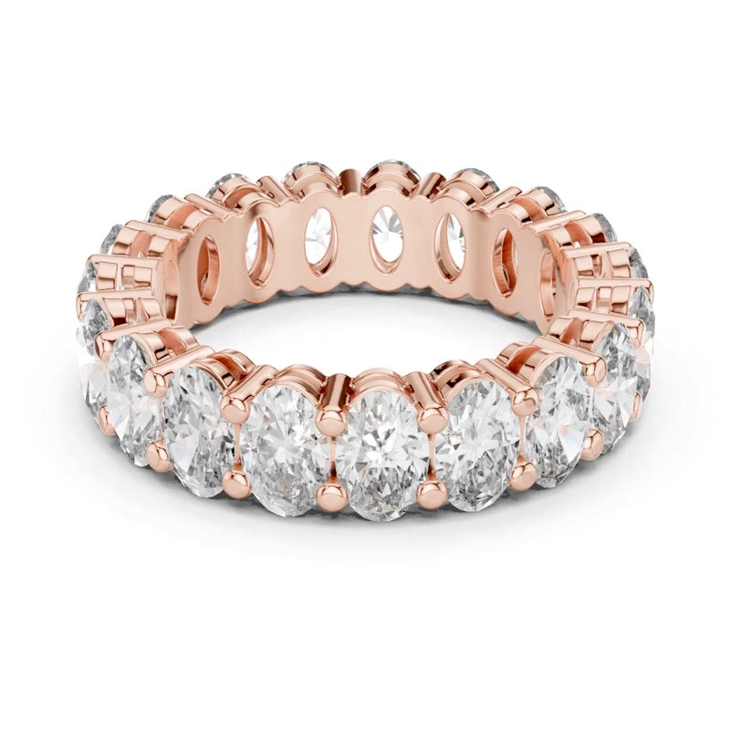 Pear-Setting Eternity Band