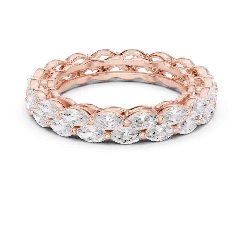 Oval Link Eternity Band