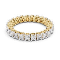 Round Prong-Set Eternity Band — digital render, view 2