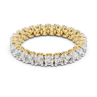 Round Prong-Set Eternity Band — digital render, view 3