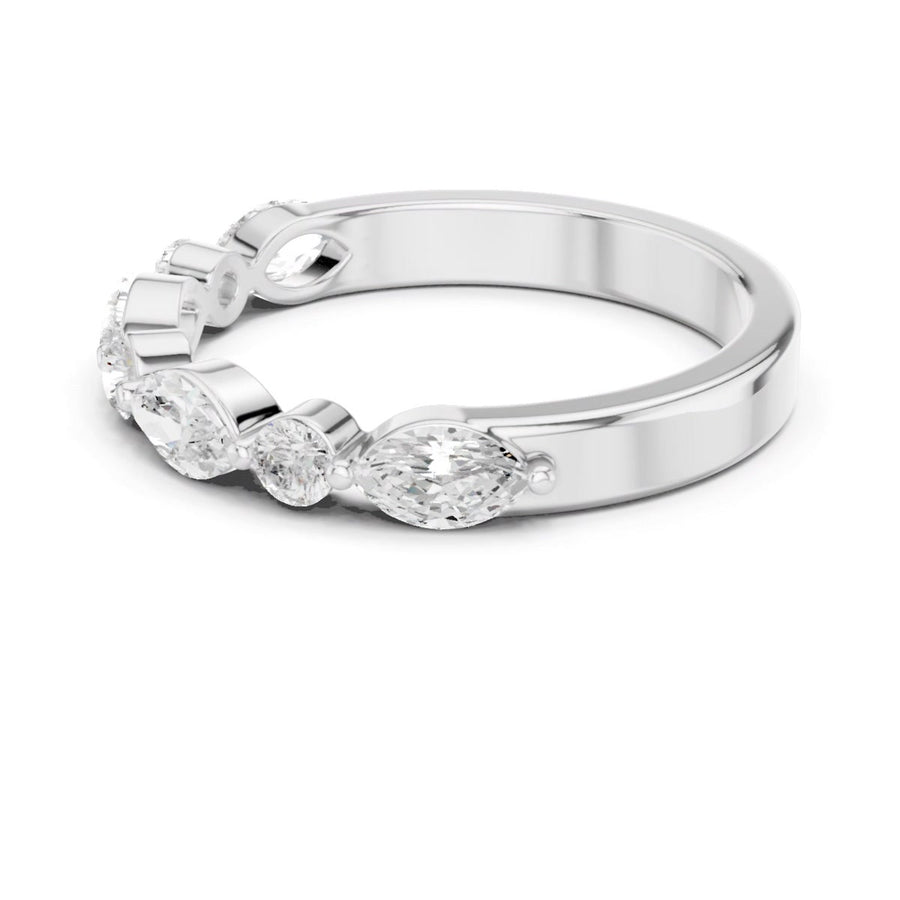 Marquise and Round Half-Eternity Band — still from the supplied digital video render