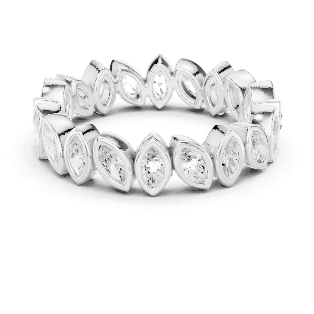 Marquise Bezel-Style Eternity Band — still from the supplied digital video render