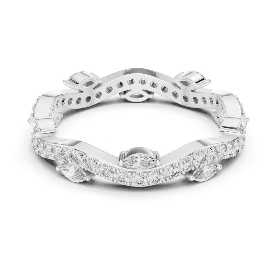Oval Scalloped Eternity Band — still from the supplied digital video render