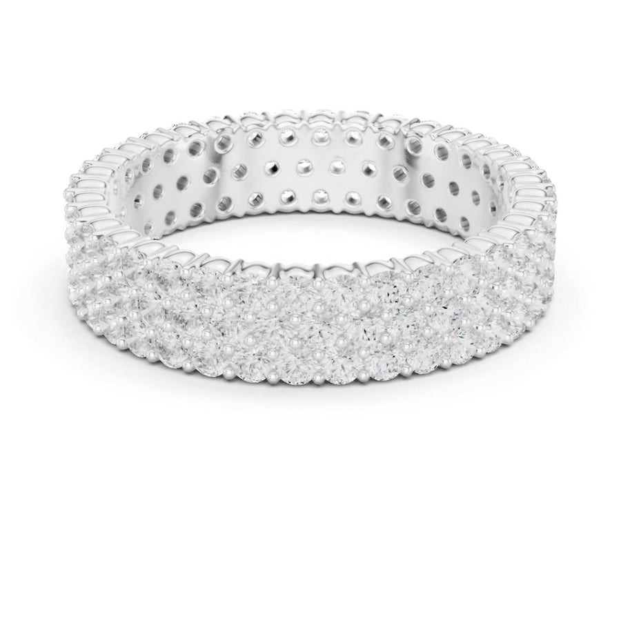 Pavé Dome Eternity Band — still from the supplied digital video render