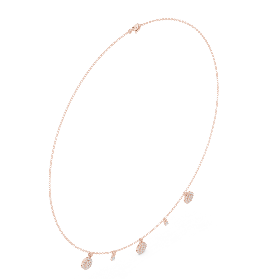 Pear and Bar Station Necklace — SBWN-001 — digital design render