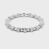 Round-Setting Eternity Band — silver-tone digital video render